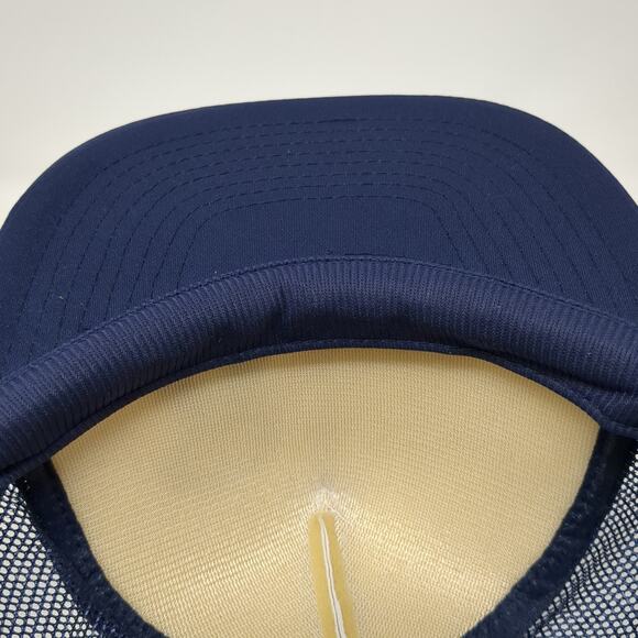 No. 1 Multiservices Corp. Snapback Trucker Hat Blue One Size Mesh Back Camco - Picture 7 of 8